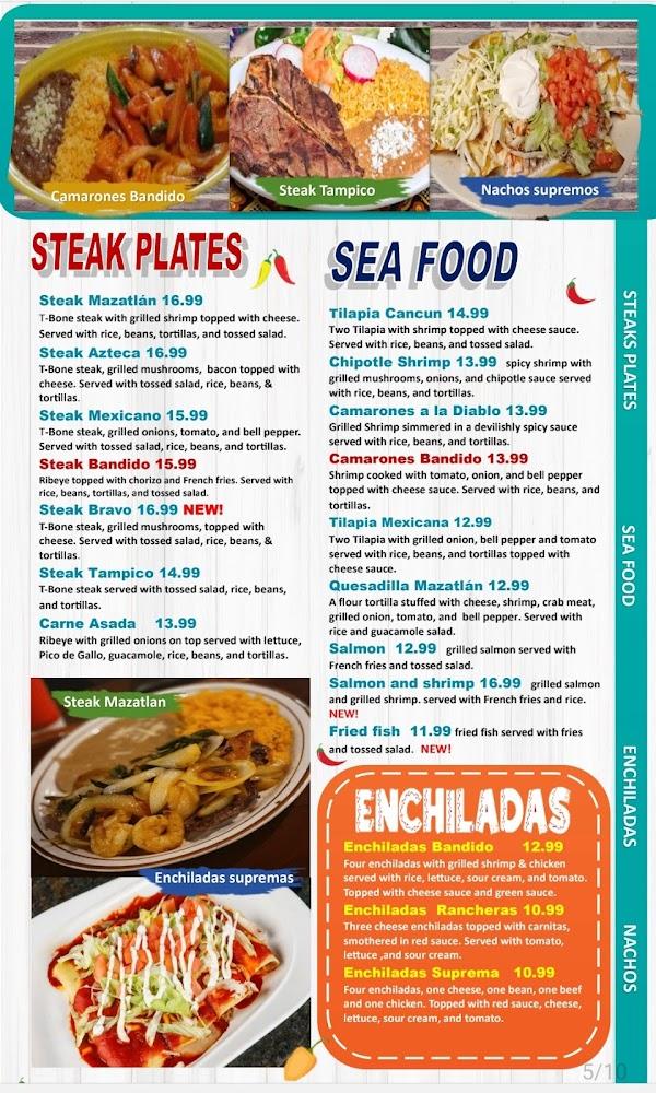 Bandidos Grill & Cantina Kokomo Menu image 4